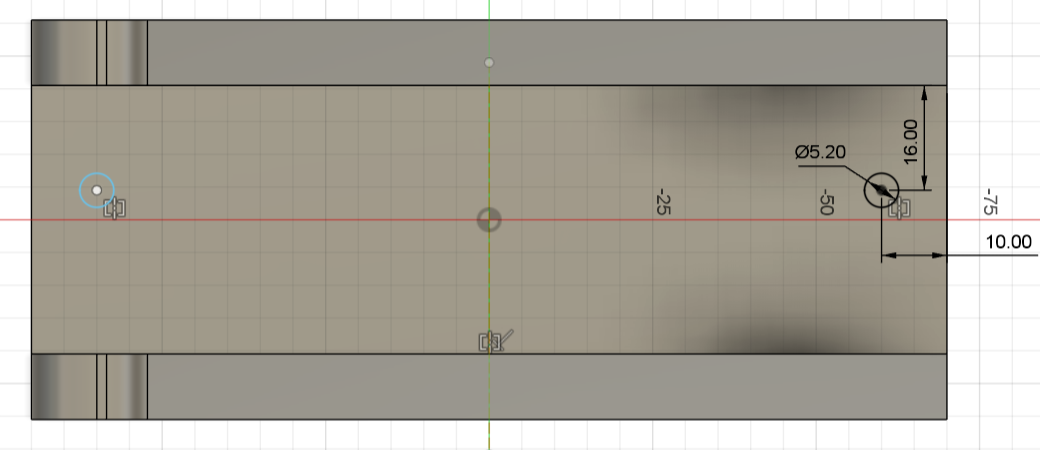 troue socle profilé